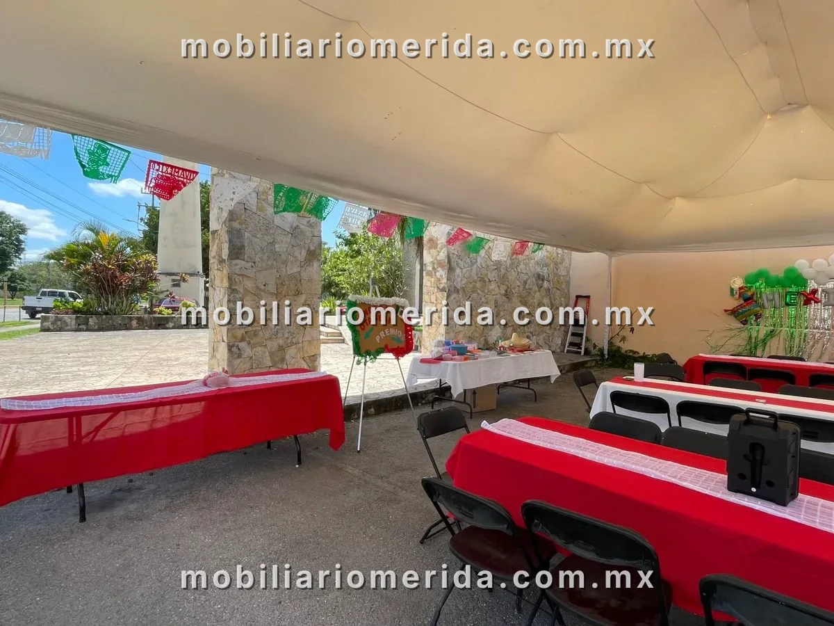 Renta de mesas, sillas, manteles, carpas y catering para eventos, Catering en Mérida