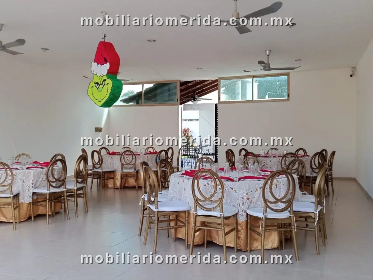 Montaje real, Mobiliario para bodas en Mérida