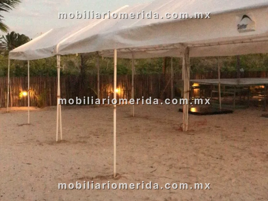Renta de carpas para eventos en playa: Carpas en Mérida