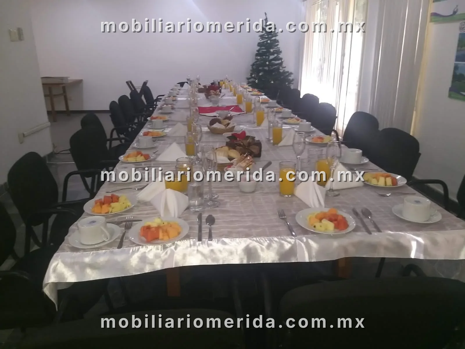 Renta de mesas y sillas para reunion fiesta familiar  o corporativa, Catering en Mérida