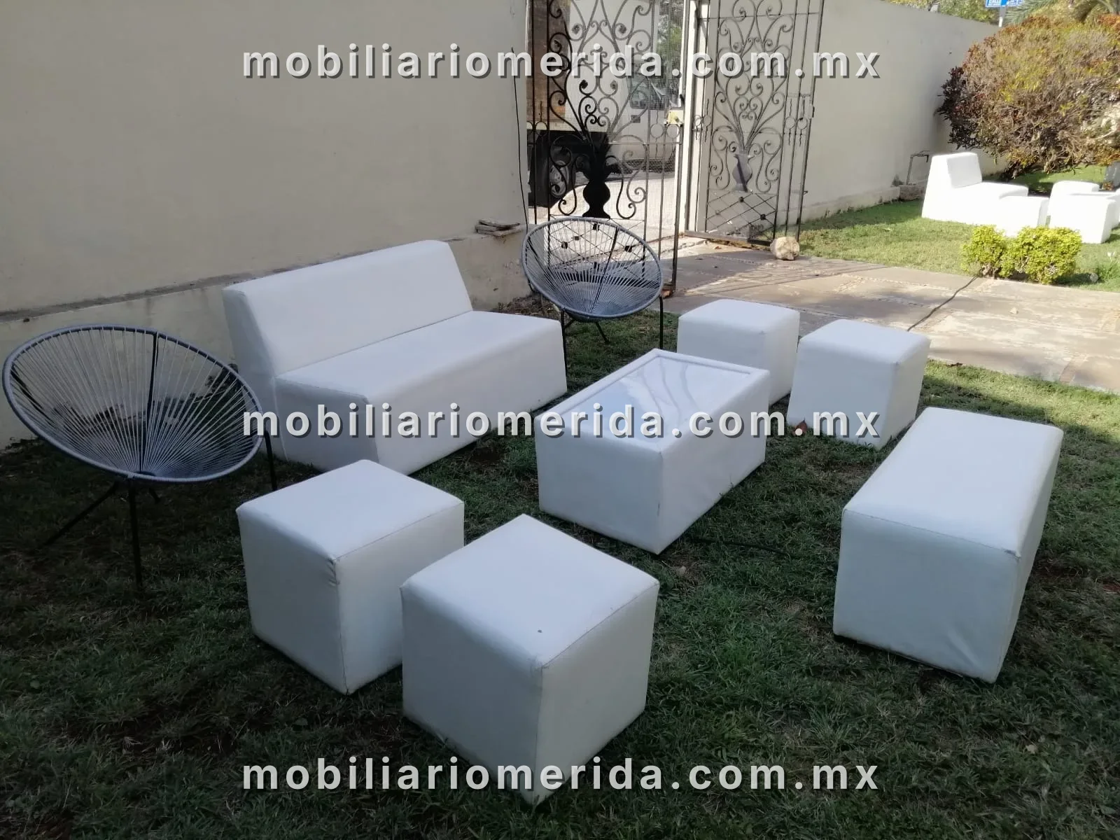 renta de sala lounge exterior para evento hacienda: Salas lounge en Mérida