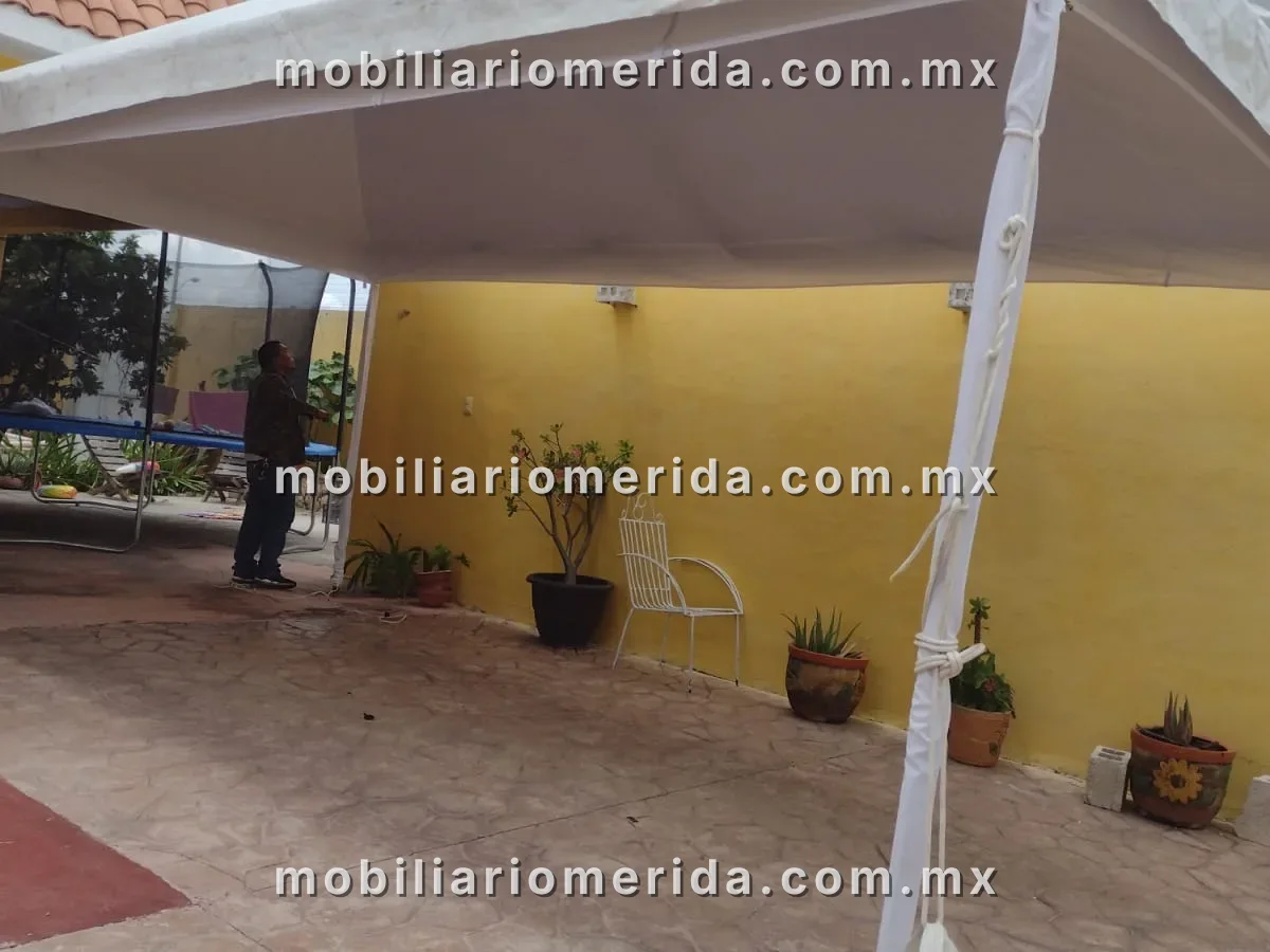 Montaje real de mobiliario para eventos en Mérida